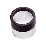 neoLab Kunststoff/Normalglas Standlupe, 4-Fache, Vergrößerung