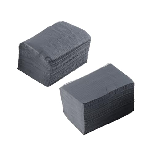 Tattoo Clean Pad, 125 Stück Waterproof Mat Schwarze Wasserdichte Einweg Abdeckungen, Tattoo Tischmatte, Unterlage, Saubere Unterlage, Hygiene Bettlaken, Tücher für Patienten Oder Medizinisches Tablett