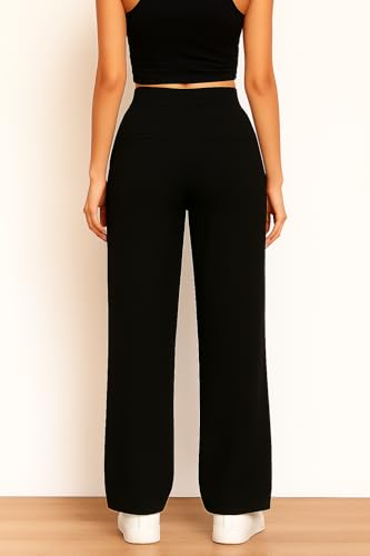 Image of Women's High Waist Formal Trousers | Formal Pants | Office Wear