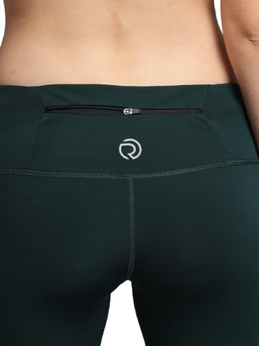 Image of TRUEREVO Sports Leggings for Women-Stretch Dryfit High Waist 7 /8th Gymwear Pants with Back Zipper Pocket-Quick Dry Activewear-Training Tights- for Yoga, Sports, Gym, Workout and Running