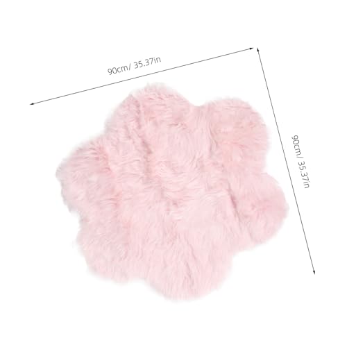 Tapis de chambre confortable et polyvalent pétale