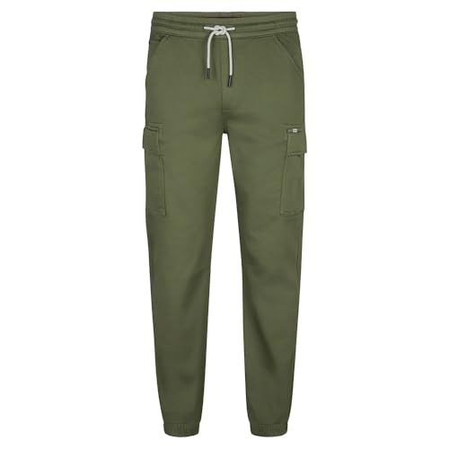 Pantalon Cargo Petrol Industries Homme Chino Casual Vert Toile Coton