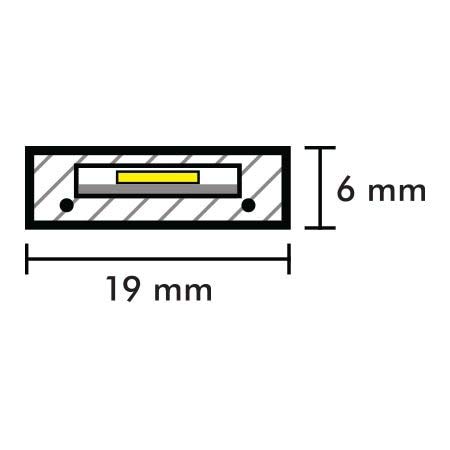 Tira de LED verde de 3.28 pies, corte personalizado, 120V miniatura 5