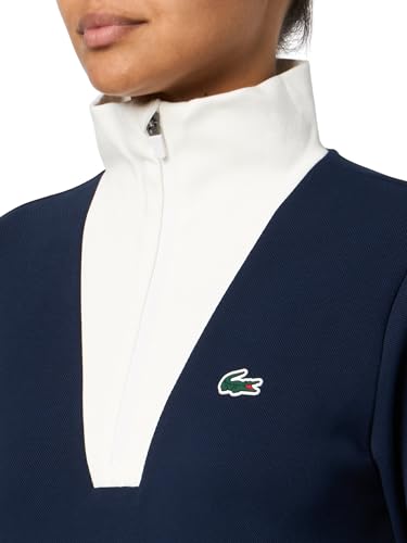 Lacoste Women's Heritage Quarter Zip Sweatshirt - Image 4