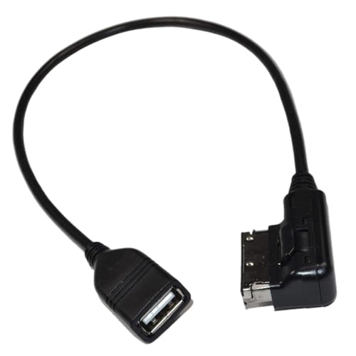 HQRP MDI MMI/USB Cable Adapter Compatible with Volkswagen Amarok 2010+, Beetle 2011+, EOS 2006+, Golf VI/VII 2009+, Jetta 2009+, Audio MP3 Music Interface Adapter