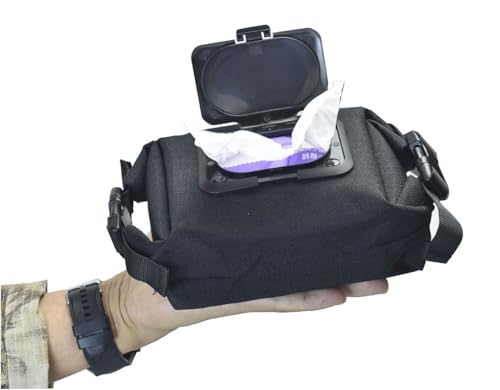 Jffcestore Tactical Toilet Paper Holder Camping Wipes Box Tissue Box Portable Paper Sleeve Waterproof Portable And Foldable Paper Case With Molle Mount Webbing Storage Bag For Car Bathroom Camping Hiking thumb #6