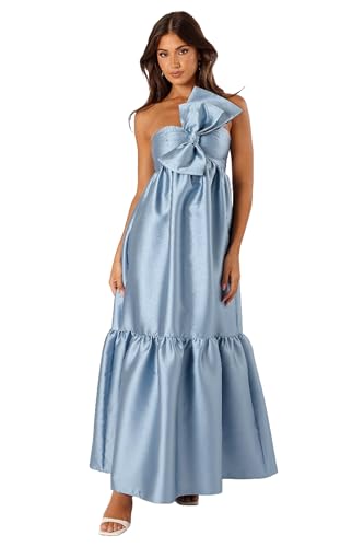 Petal & Pup Women's Betina Bow Front Maxi Dress