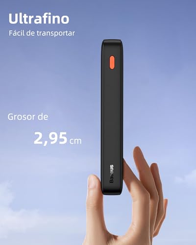 Baseus Powerbank, 20.000 mAh, snel opladen, externe mobiele telefoon-accu 20 W PD QC oplader met USB C in & out, kleine maar sterke powerbank voor iPhone 15 14 13 12 11 Samsung S23 S22 iPad Google LG - Afbeelding 4