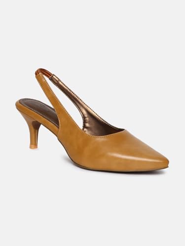 Image of Marc Loire Women Slip on Kitten Heel Pumps for Office Wear
