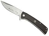 SGB Puma Mach1 Black Carbon Fiber Ceramic Ball Bearing Knife