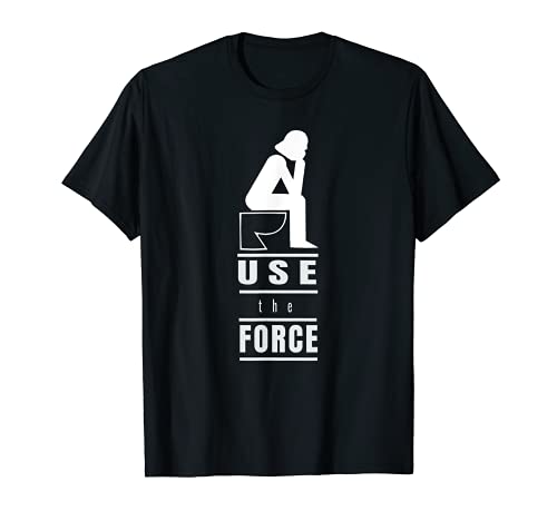 Humoristique vintage humoristique pour toilettes « Use the Force » T-Shirt Cover