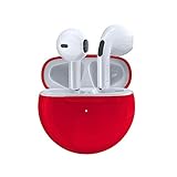 REMOTO Auriculares inalámbricos bluetooth auriculares con control táctil auriculares bluetooth 5.0 auriculares inalámbricos color rojo