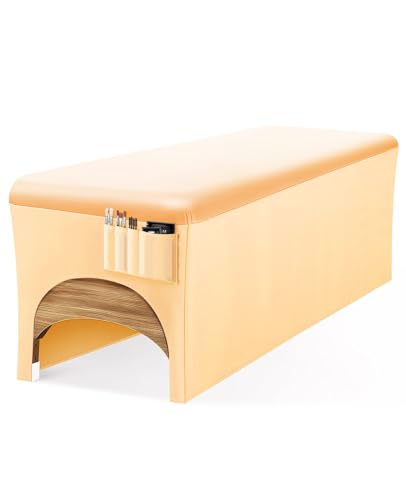 Onism Lash Bed Cover for Eyelash Extensions, Massage Table Cover, Sand