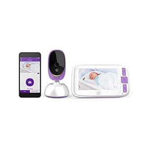 BT Smart Video Baby Monitor with 5 inch colour screen, smartphone app, HD audio, night vision, HD video streaming…