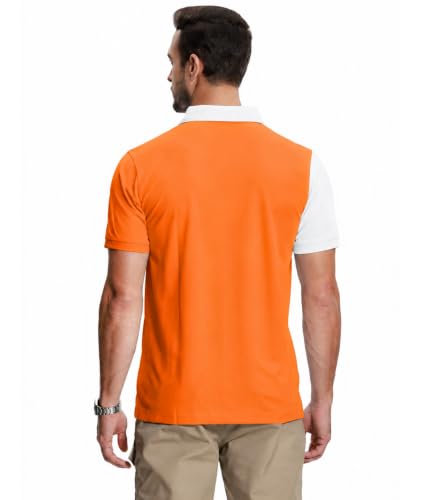 Image of SCODI Men's Golf Polo Shirt Short Sleeve Tactical Shirts Casual Tennis T-Shirt