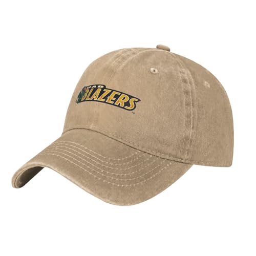 UAB Blazers Logo Hat Adjustable Baseball Cap Cotton Cowboy Hat, Fashionable for Man Woman Natural