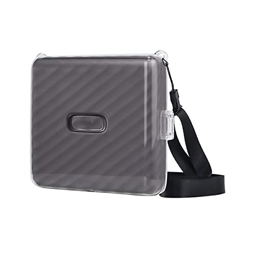 Sacoche transparente pour appareil photo Fujifilm Instax Link Wide Smartphone Imprimante Protecteur avec bandoulière réglable Accessoires Cover