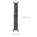 DEARMAMY Stainless Steel Watch Band Wristbands Watch Bands The Watche Smartwatch Watch for Men Stylish Watch Strap Replacement Watch Band Fashion Watch Band Black