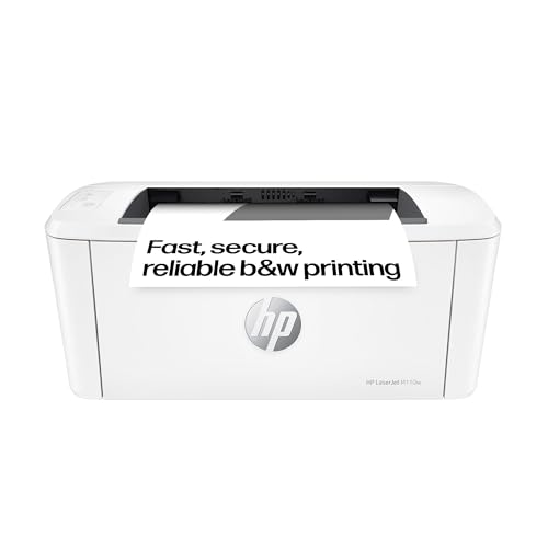 HP LaserJet M110w Wireless Black & White Printer | 1 Year Limited Warranty | Print from phone or...