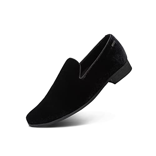 Image of ALLY UNION MAKE FORCE Mens Loafers Dress Slip on Party Wedding Penny Smoking Shoes
