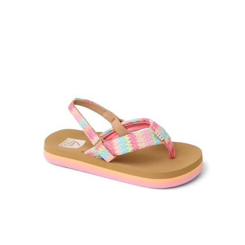 Image of REEF Girls Toddler /Little Kid Ahi Beach Flip Flop, Soft Cushion Footbed, Water Friendly