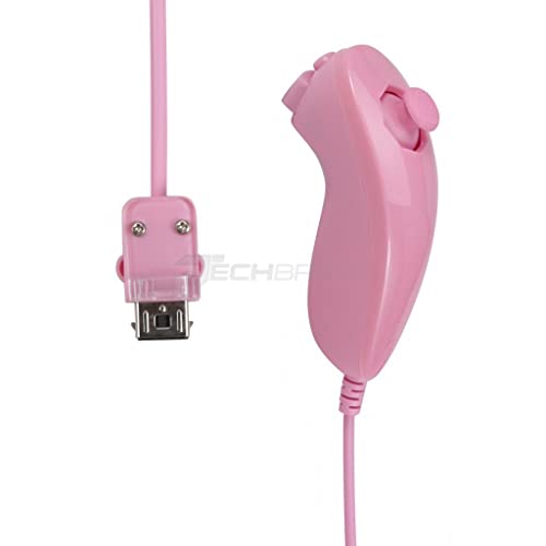 Controle Nunchuck Para Nintendo Wii e Nintendo Wii U Rosa