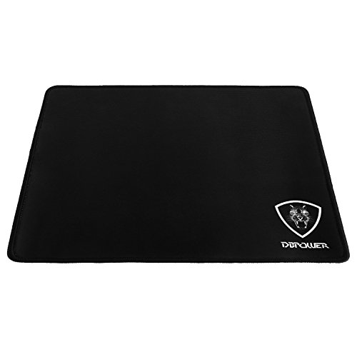 DBPOWER Gaming Mat Muismat Office Mauspad Mouse Pad Mat mit Anti-Slip Rubber-Basis 13 * 10.2 Zoll Zwart