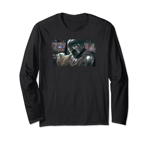 T-shirt Mandalorian Grogu manga longue Star Wars pour fan