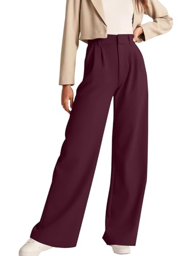 Image of NIMIN High Waisted Work Pants for Women Business Casual Outfits 2026 Office Dress Pants Trousers with Pockets