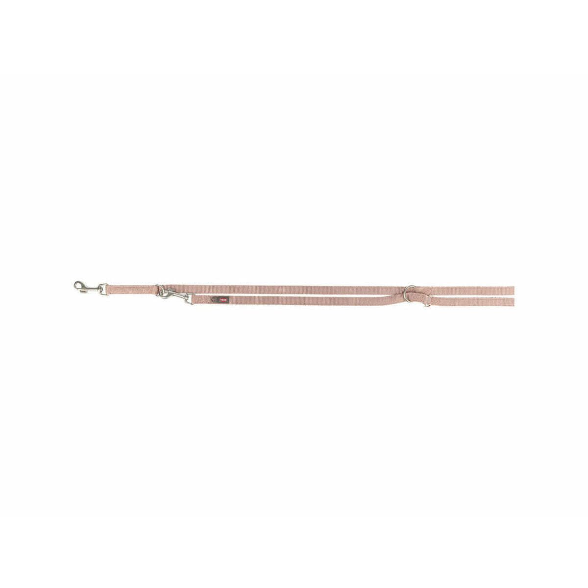 TRIXIE Premium Extension Lead, L–XL, 78.7 in/1.0 in in blush double-layer dog lead, triple adjustable – non-slip, water-repellent & easy to clean – 200935