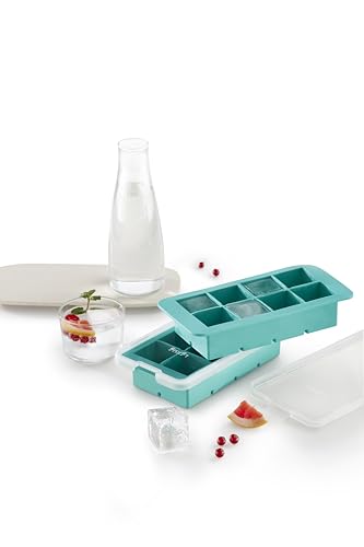 Bandeja de cubos de hielo XL Lékué con tapa, silicona miniatura 6