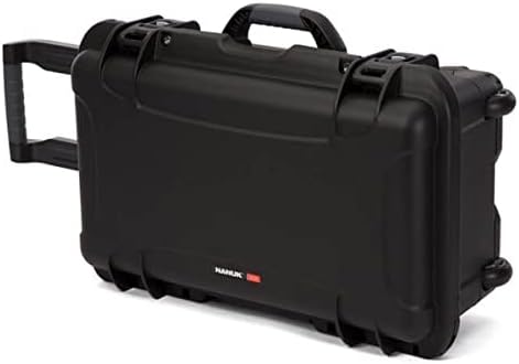 Nanuk Media Series 935 Waterproof Wheeled Hard Case with Lid Organizer and Foam Insert for DSLR Cameras, Black