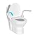 Toilet Safety Rails for Elderly (520 lbs), Handicap Toilet Seat with Foldable Handles, Adjustable Height and Width Toilet Rails for Seniors, Heavy Duty Toilet Safety Frame with Arms, Easy Installation