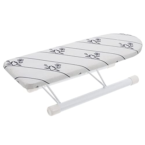 ROMISBABA Tabla de Planchar Mini Planchado Alfombrilla de Planchar portátil Folding Board estanterias Plegables tendedero para Planchar Ropa tableros de Hierro de Mesa para el hogar Tela