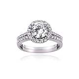 925 Sterling Silver 1 13ct CZ Bridal Engagement Ring Set Size 4 Trendy Fashion Rings for Everyday Wear Elegant Enhancements Sleek and Graceful Accessories Stylish Essentials