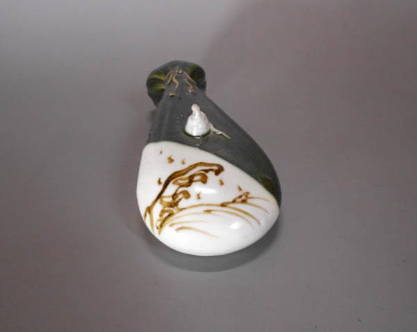 Amazon.co.jp: 骨董市y 京焼 清水焼 楠部弥弌 フィギュリン 蛇 置物 共