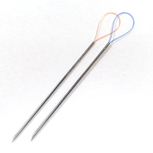 Snag Nab It Werkzeug, Snag Repair Nadel, Reparatur von Stricken und gewebtem Werkzeug, Nähnadel-Reparaturwerkzeug, Fadenhaken, magische Nadel Werkzeug für Handsteppen, 2 Stück