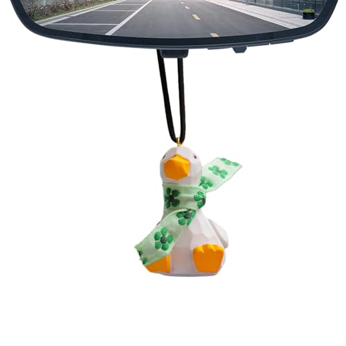 Ornamento de pato para carro | Espelho retrovisor bonito do pendente do carro do pato ornamentos | P