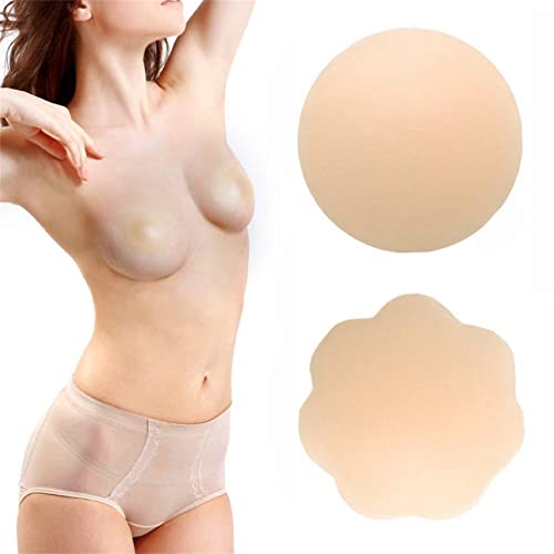 image for CHARMKING Nipple Covers 8 Pairs for Women, Reusable Adhesive Nipple Co