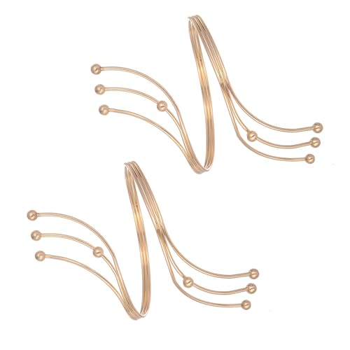 Open Cuffs Upper Arm Stylish Coild Armband Arm Decorative Accessory for Women Everyday and Theme Party Wear Wrist Jewelry