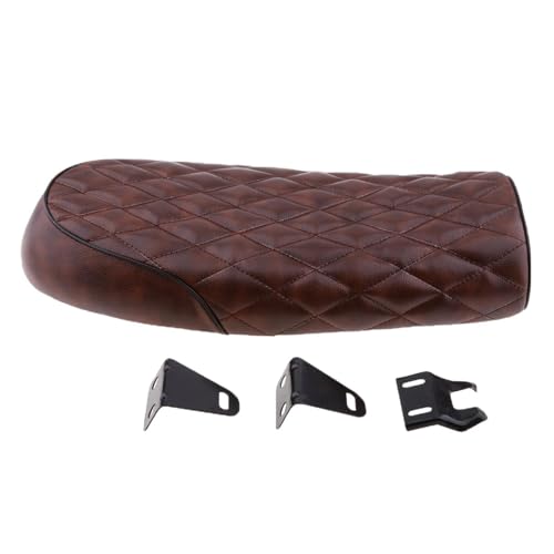 Cojín de asiento plano para motocicleta que mitiga el cansancio retro 2