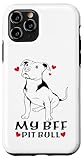 custodia per iphone 11 pro divertente pit bull amante bff pitbull mamma pittie papà dog rescue