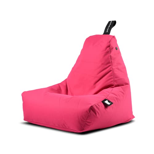 Extreme Lounging Bean Bag Chair : Mini : Outdoor : Premium Quality : Shower Proof : Durable : Pink