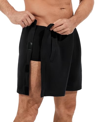 Tear Away Men's Shorts for Surgery Recovery