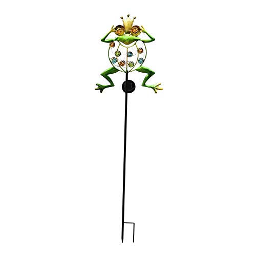 Flameer Luzes Solares do jardim Ao Ar Livre Decorativa Sapo Solar Luzes LED com Participação de Ferr