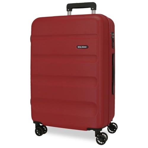 Valise 75cm Roll Road Flex bordeaux 97L pour éviter le manque de place