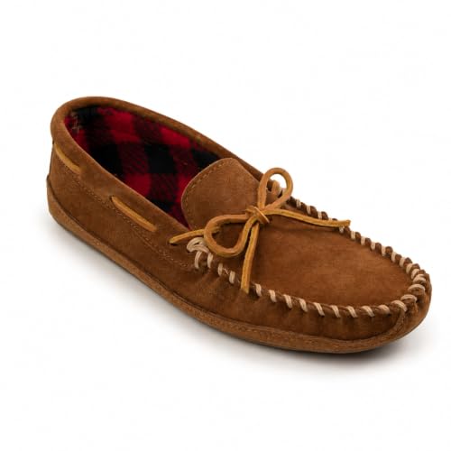 Image of Minnetonka Men's Double Bottom Fleece Slipper