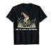 Off to Cause A Kerfuffle Fun Wizard Frog Riding Bicycle Bike T-Shirt