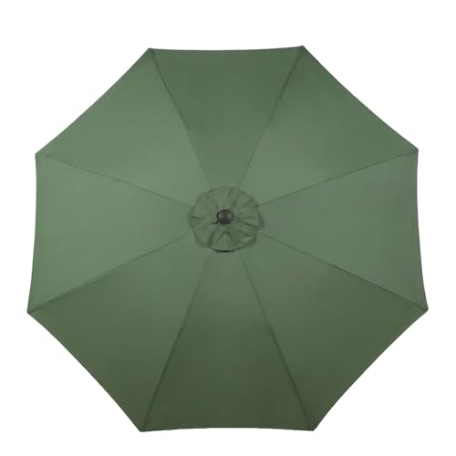 BPS Patio Umbrella Replacement Canopy for 10 ft 8 Ribs Table Umbrella Outdoor Umbrella Replacement for Market Parasol Olive Grove Canopy Only