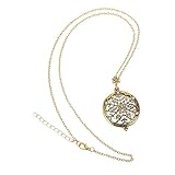 Collana con lente d'ingrandimento per donna: usata per vestirti in varie feste e ti distinguerai tra la , collana con lente d'ingrandimento